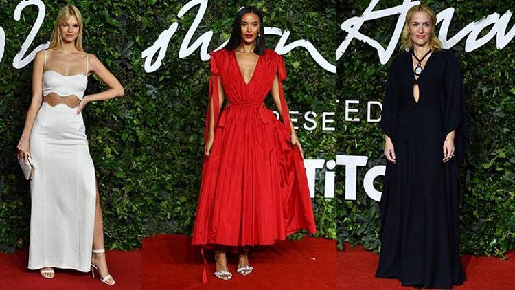 Nadine Leopold / Maya Jama - Alexander McQueen / Gillian Anderson - Chloé
