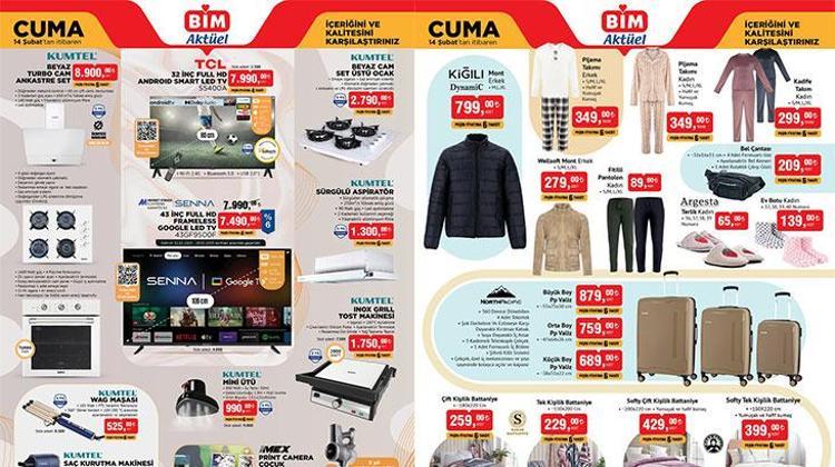 14 ŞUBAT BİM AKTÜEL KATALOĞU SATIŞA ÇIKTI 🛒 BİM 14 Şubat Sevgililer Günü aktüel kataloğunda hangi ürünler yer alıyor Çocuk Fotoğraf Makinesi, Saç Kurutma Makinesi, Mini Ütü, Kazak Tüy Toplayıcı, Wag Maşası...