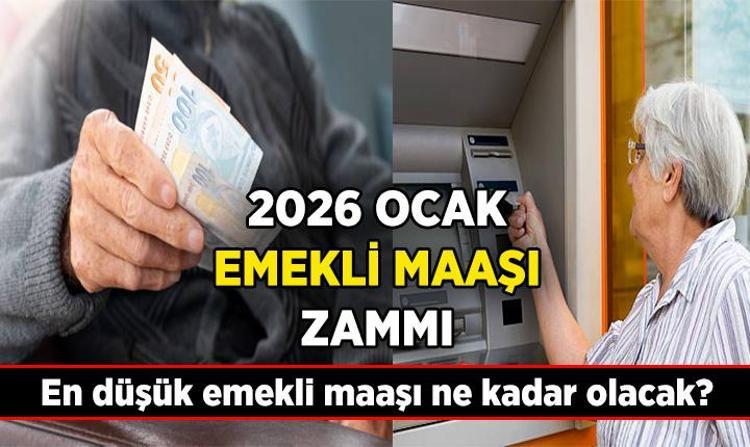 SSK, BAĞ-KUR EMEKLİ ZAMMI NE KADAR OLACAK? 2026 Ocak'ta en düşük emekli maaşı ne kadar olur? 6 Aylık Emekli zammı enflasyon farkı ne zaman, hangi gün açıklanacak?