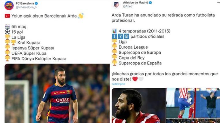 Futbolu bırakan Arda Turan için bomba iddia İspanyollar yeni adresini ve mesleğini duyurdu