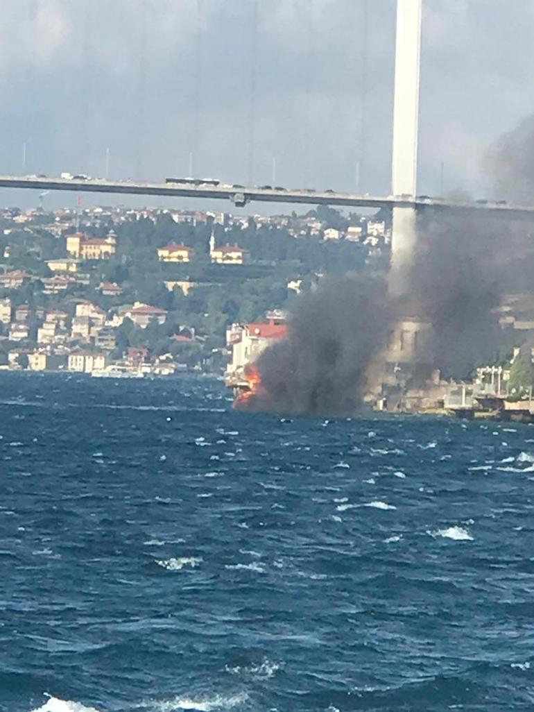 Son dakika... İstanbulda yatta yangın