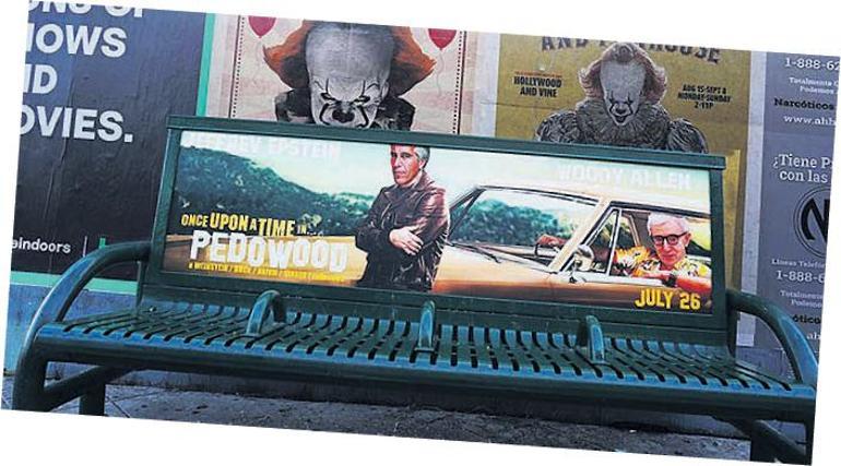 Sokak sanatçısından Tarantino afişlerine müdahale