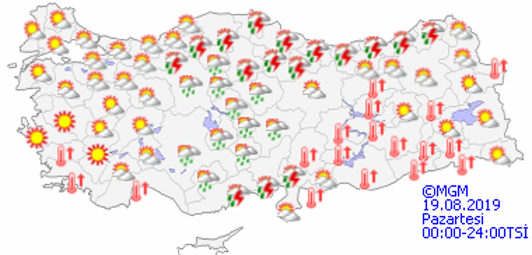 Meteorolojiden kuvvetli sağanak uyarısı İstanbulda hava durumu bugün nasıl olacak