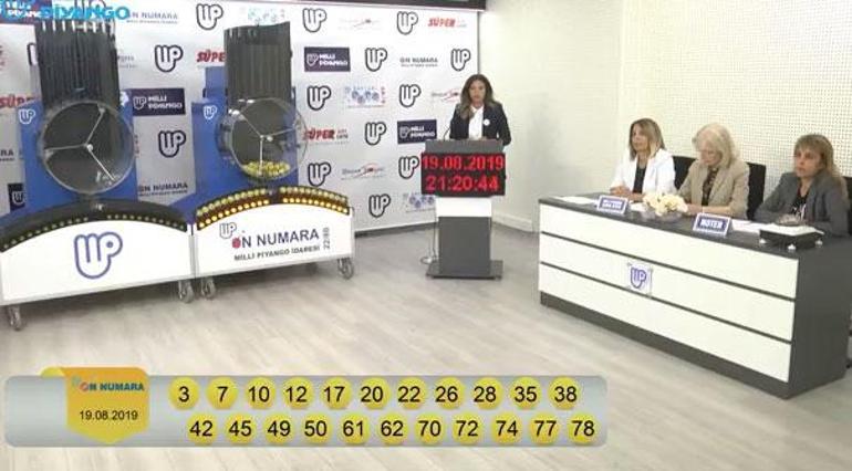 On Numara sonuçları belli oldu (19 Ağustos MPİ On Numara çekiliş sonuç sorgulama ekranı)