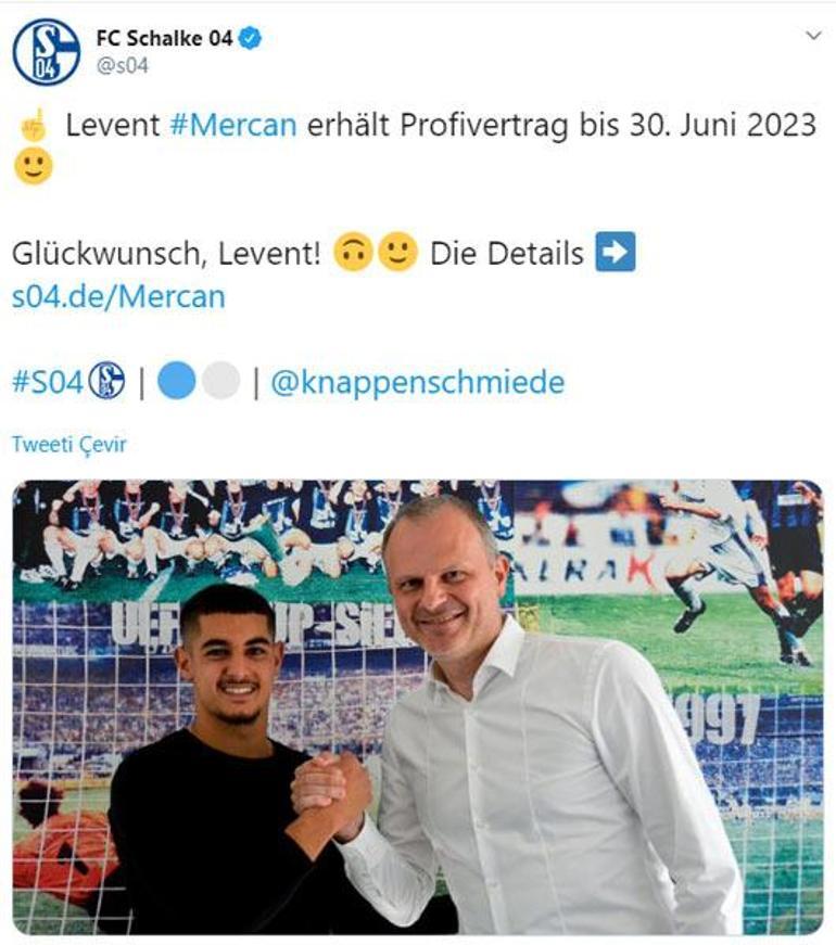 Schalke 04, Levent Mercan ile sözleşme imzaladı