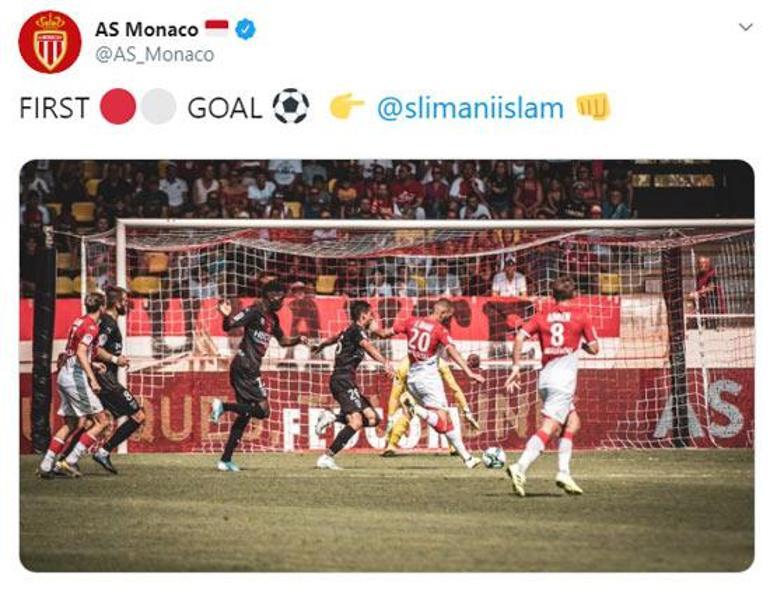 Monaco skoru koruyamadı Slimani-Onyekuru işbirliği..