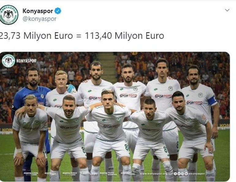 Konyaspordan Galatasaraya kadro göndermesi