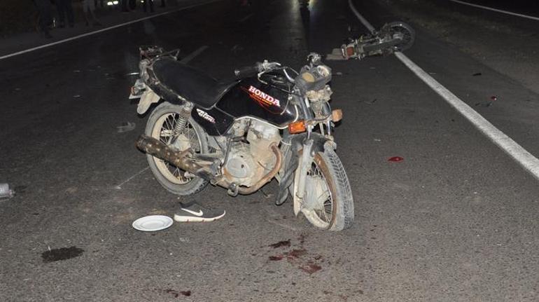 Gaziantepte motosikletler çarpıştı: 1 ölü, 4 yaralı