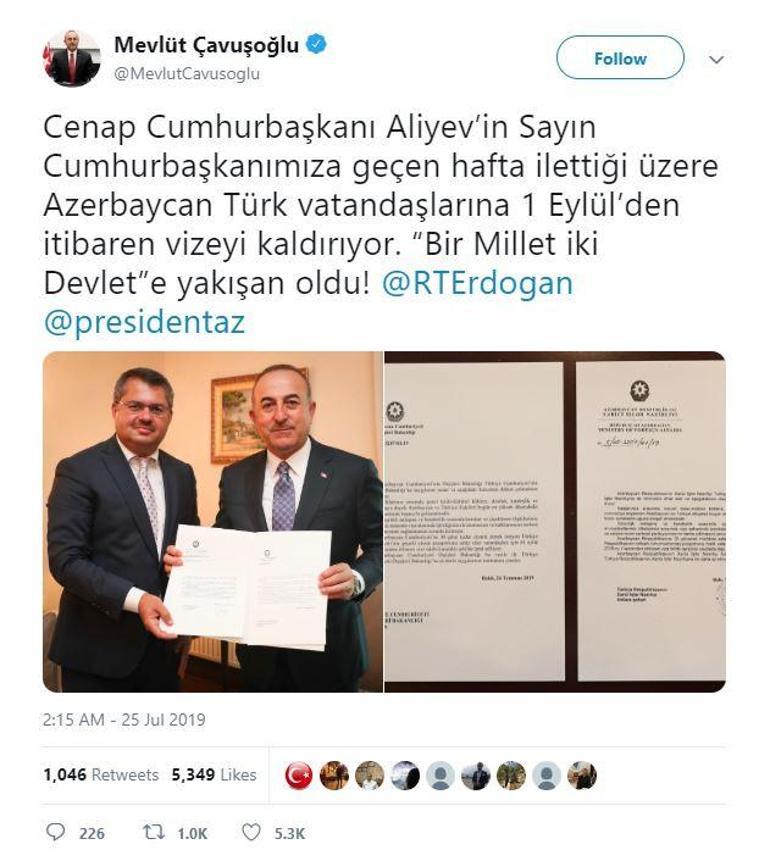 Bir ülkeye daha vize kalktı