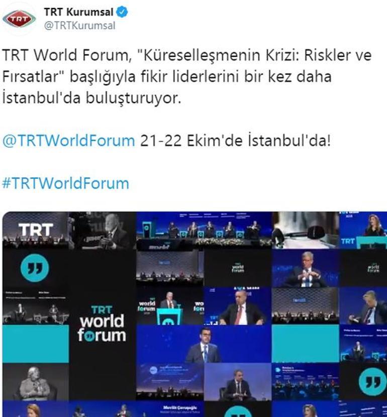 TRT World Forumda bu yıl küreselleşmenin krizi tartışılacak
