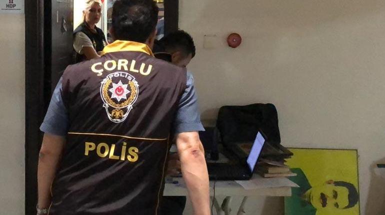 HDP binasına baskın Hepsine el konuldu