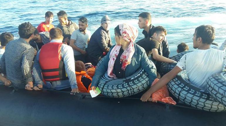 İzmirde 92 kaçak göçmen yakalandı