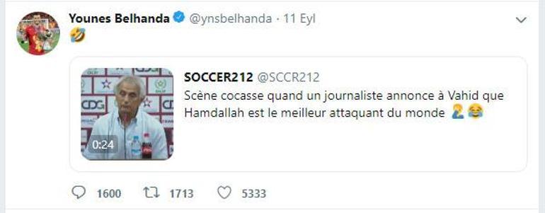 Belhanda, Halilhodzic’i çok kızdırdı