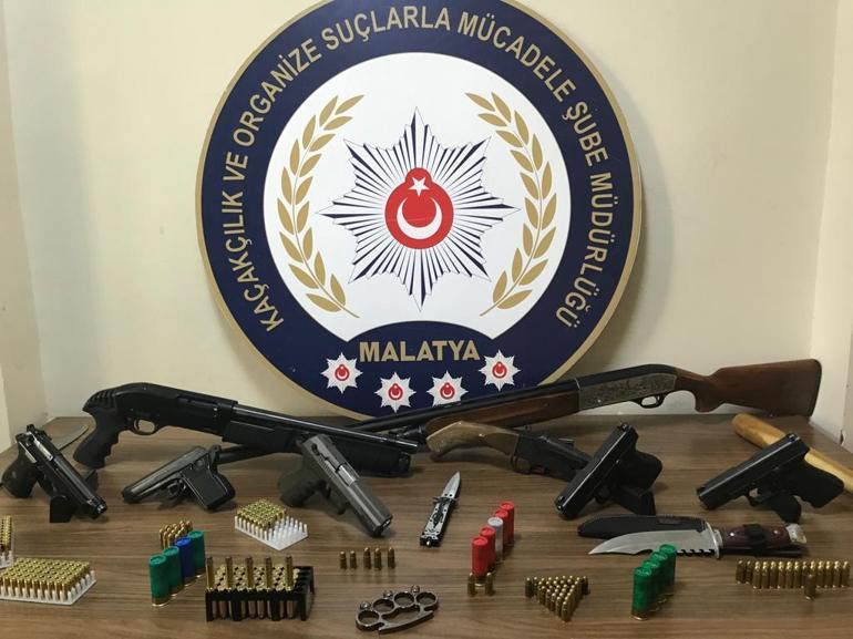 Malatyada organize suç örgütüne operasyon: 13 gözaltı