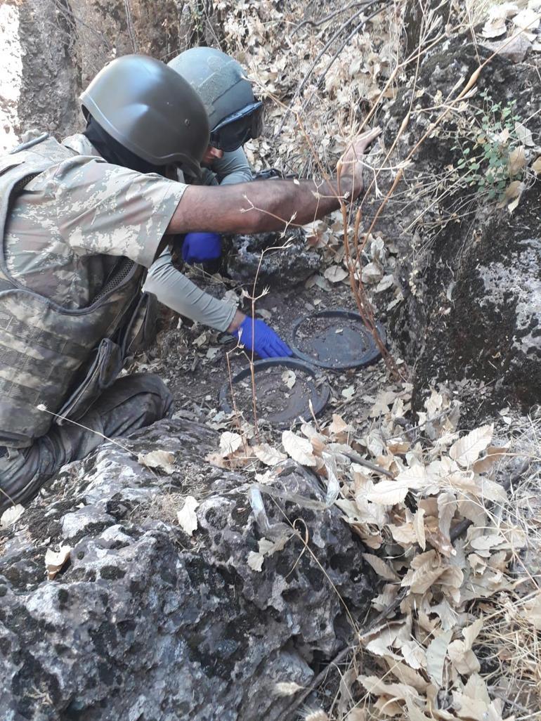 Terör örgütüne büyük darbe 3 ayrı sığınak...