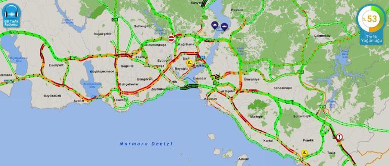 İstanbulda depremin ardından trafiğin durumu