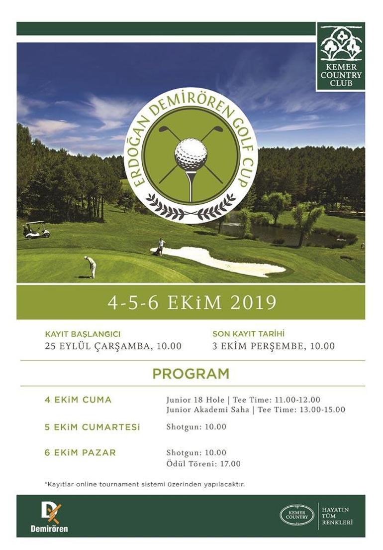 Erdoğan Demirören Golf Cup 2019 başlıyor