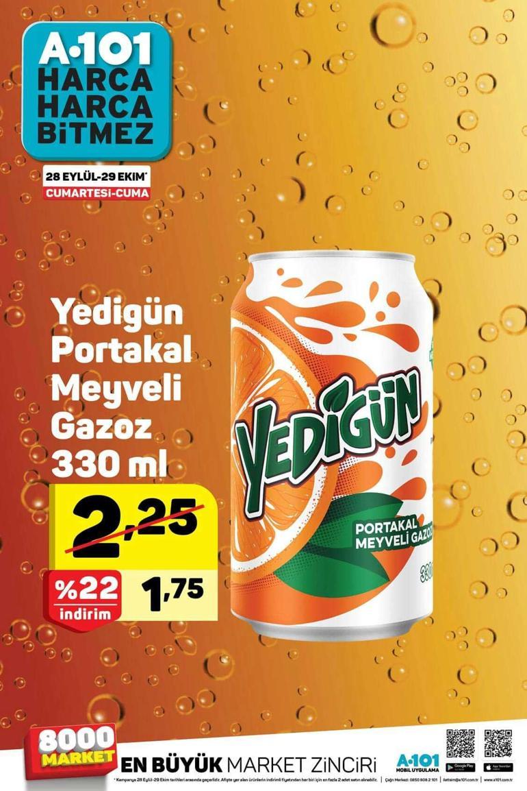A101 aktüel ürünler kataloğu 5-11 Ekim Haftanın Yıldızları