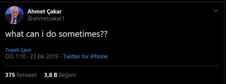 Ahmet Çakardan Fatih Terime imalı tweet