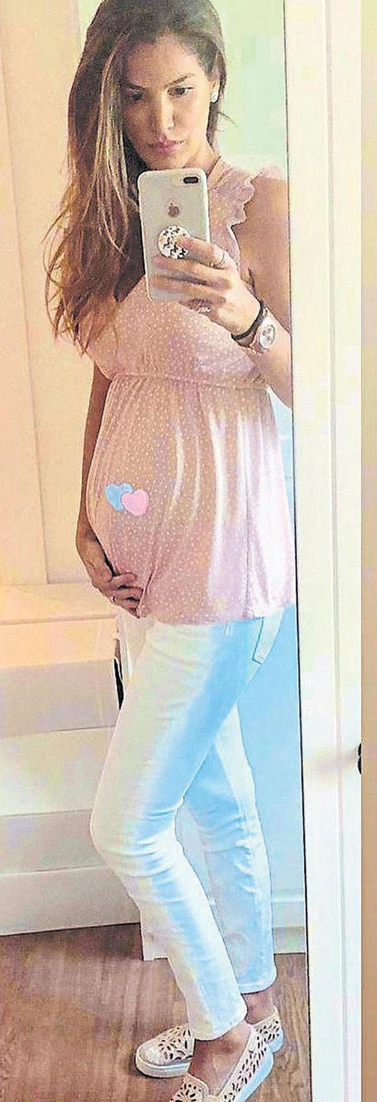 Hamile manken Evelize Kosif 6 ayda sadece 5 kilo aldı