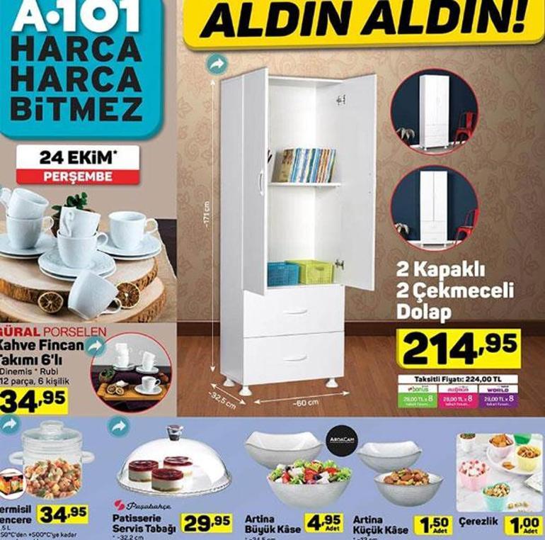 24 Ekim Perşembe  a 101 aktüel  | İndirim kataloğu