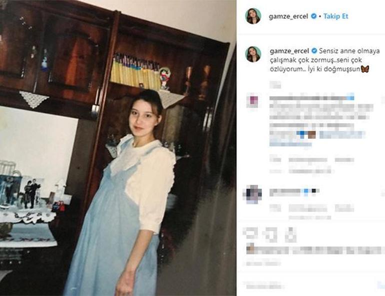 Gamze Erçelde duygusal mesaj: Seni çok özlüyorum