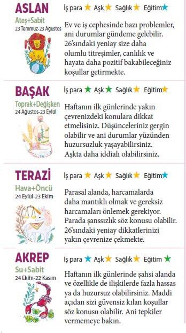 Bu hafta size ne getirecek