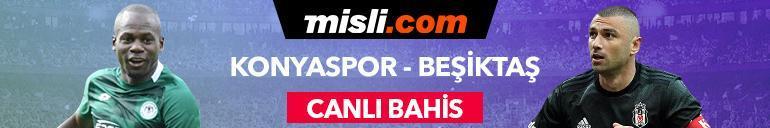 Konyaspor - Beşiktaş canlı bahis heyecanı Misli.comda