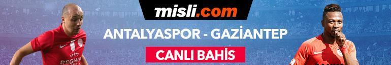 Antalyaspor-Gaziantep maçı canlı bahisle Misli.comda