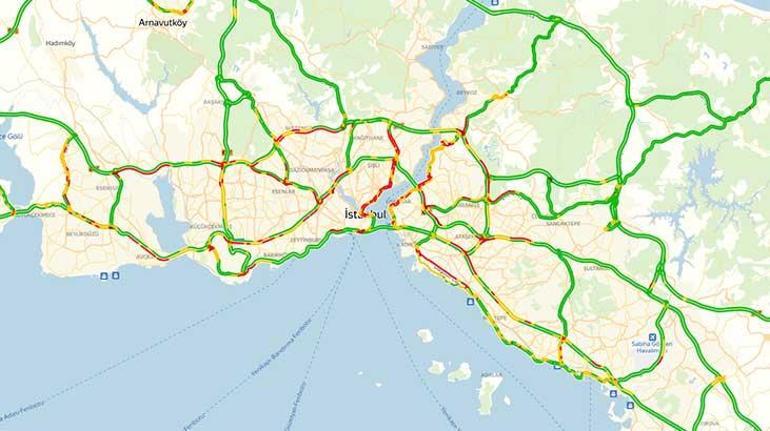 Son dakika... İstanbulda beklenen yağmur başladı