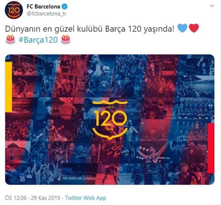 Barcelona 120 yaşında