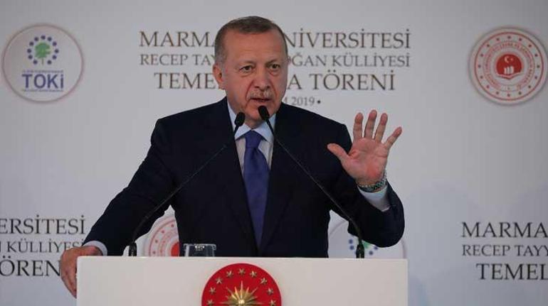 Cumhurbaşkanı Erdoğandan Macrona sert yanıt: Önce sen beyin ölümünü bir kontrol ettir