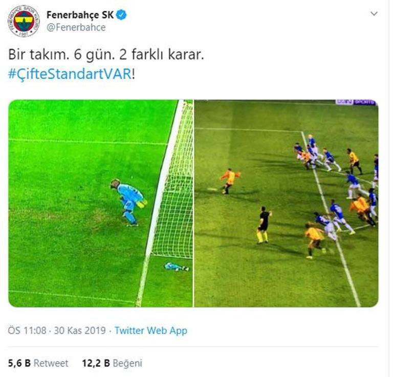 Fenebahçeden paylaşım VAR...