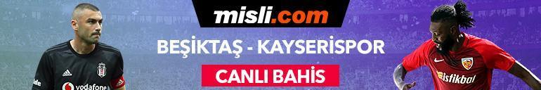 Beşiktaş-Kayserispor maçı canlı bahisle Misli.comda