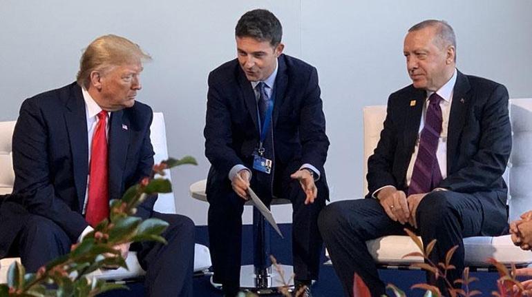 Son dakika... Cumhurbaşkanı Erdoğan ve Trump bir araya geldi