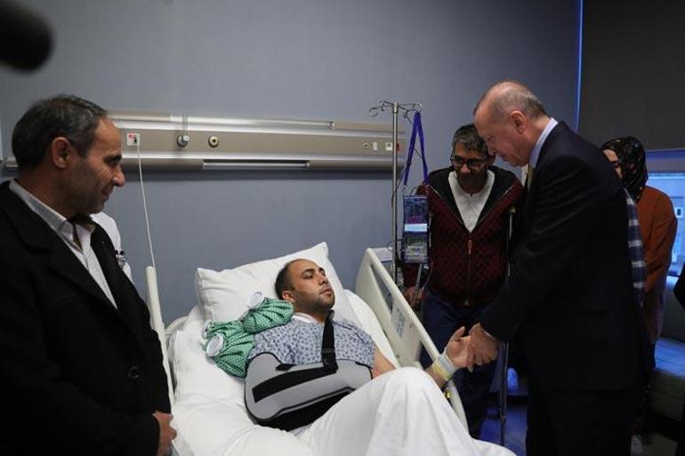 Cumhurbaşkanı Erdoğandan hastane ziyareti