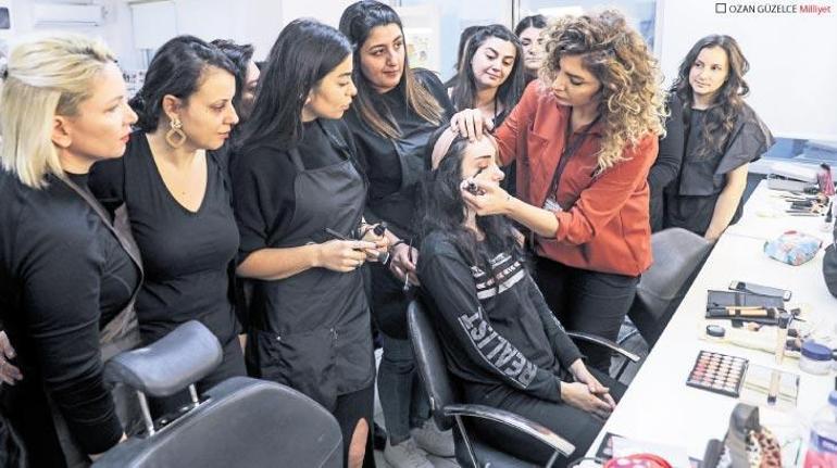 Güzellik ve saç bakım kurslarına yoğun ilgi