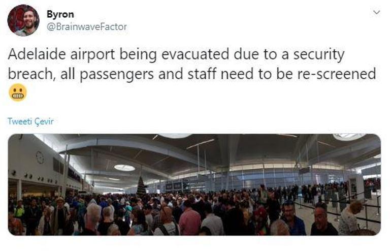 Son dakika... Avustralyadaki Adelaide Havaalanı boşaltıldı