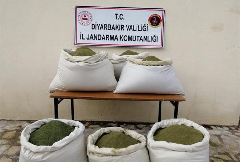 Diyarbakırda 364 kilo esrar ele geçirildi