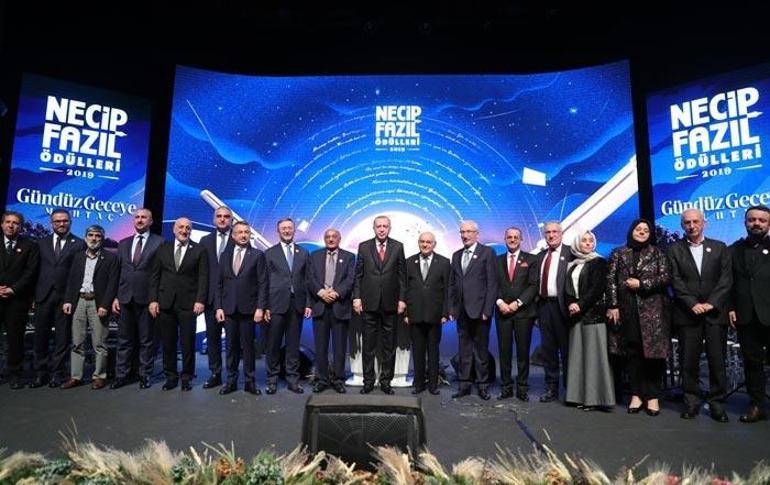 Cumhurbaşkanı Erdoğandan 2019 Necip Fazıl Ödülleri Töreninde önemli açıklamalar