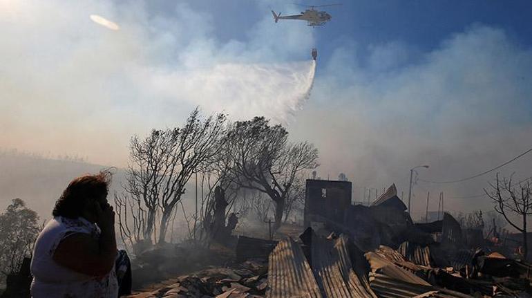 Orman yangınları 120 evi kül etti Kundaklama şüphesi...