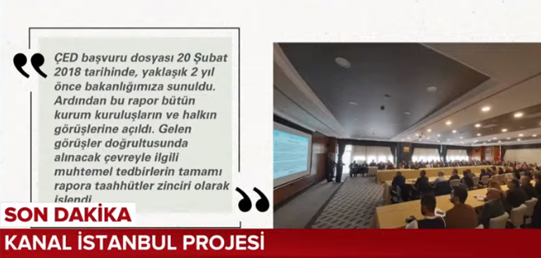 Son dakika... Bakan Kurumdan Kanal İstanbul projesi açıklaması