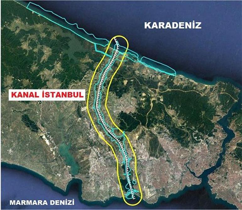 Kanal İstanbul nedir Kanal İstanbul güzergahı neresi İşte Kanal İstanbul haritası