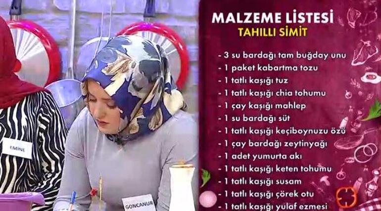 Tahıllı simit tarifi | Tahıllı simit için gerekli malzemeler