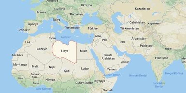 Libya nerede Libya harita - Libya haritada nerede