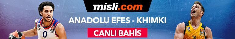 Anadolu Efes - Khimki maçı canlı bahis heyecanı Misli.comda