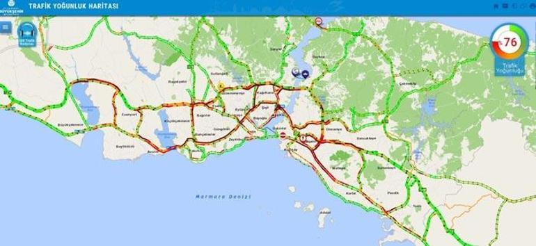 Son dakika... İstanbulu fırtına vurdu Seferler iptal edildi, trafik felç
