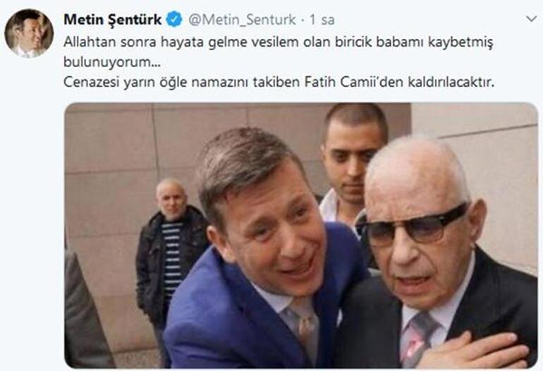 Metin Şentürkün babası hayatını kaybetti
