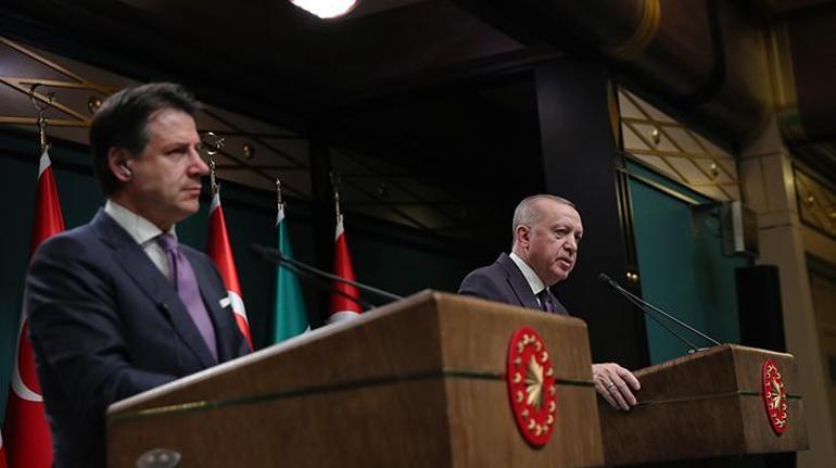 Son dakika... Cumhurbaşkanı Erdoğan-Conte görüşmesi sonrası ortak açıklama