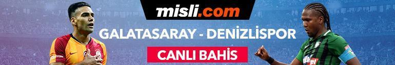 Galatasaray - Denizlispor maçı canlı bahis heyecanı Misli.comda